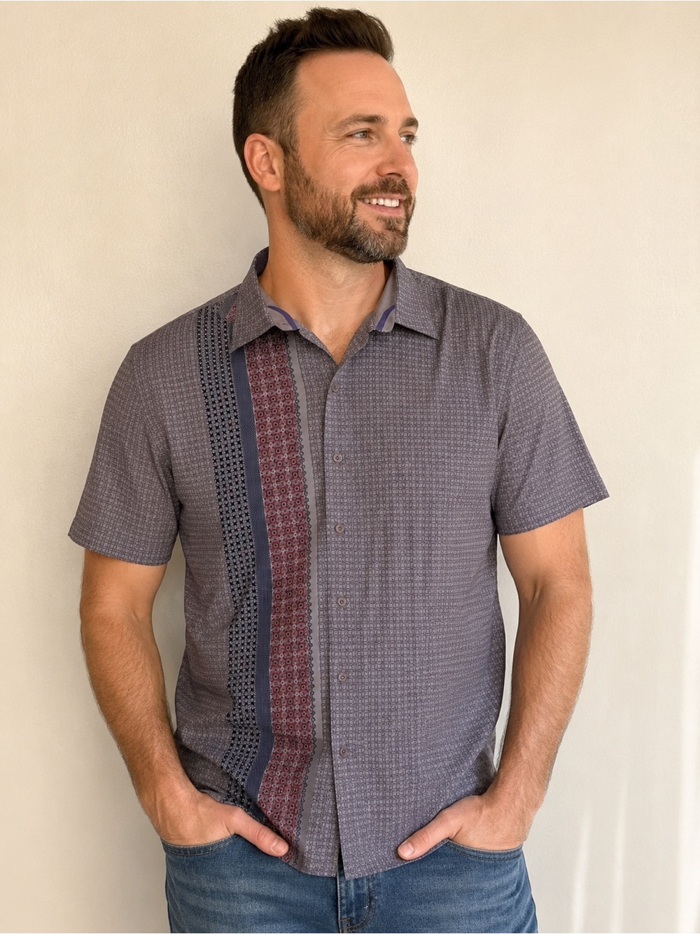 Nat Nast Luxury Originals Men’s Button Up Shirt L